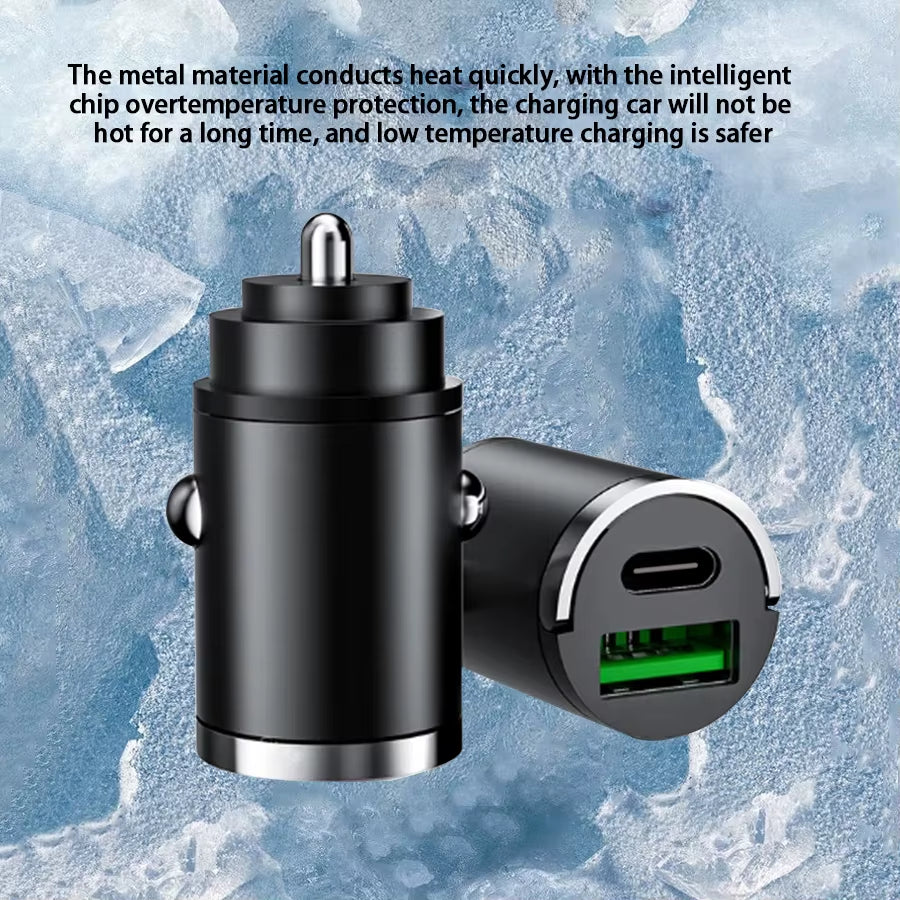 100W PD USB Car Charger Lighter Fast Charging for Iphone QC3.0 USB Type C Car Phone Charger Adapter for Xiaomi Samsung Huawei