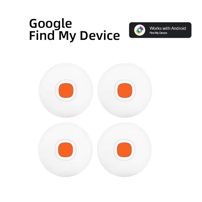Android Tracker Tags Google Certified Works with Google Find My Waterproof Bluetooth Air Tags for Keys Wallets Suitcases 4 Pack